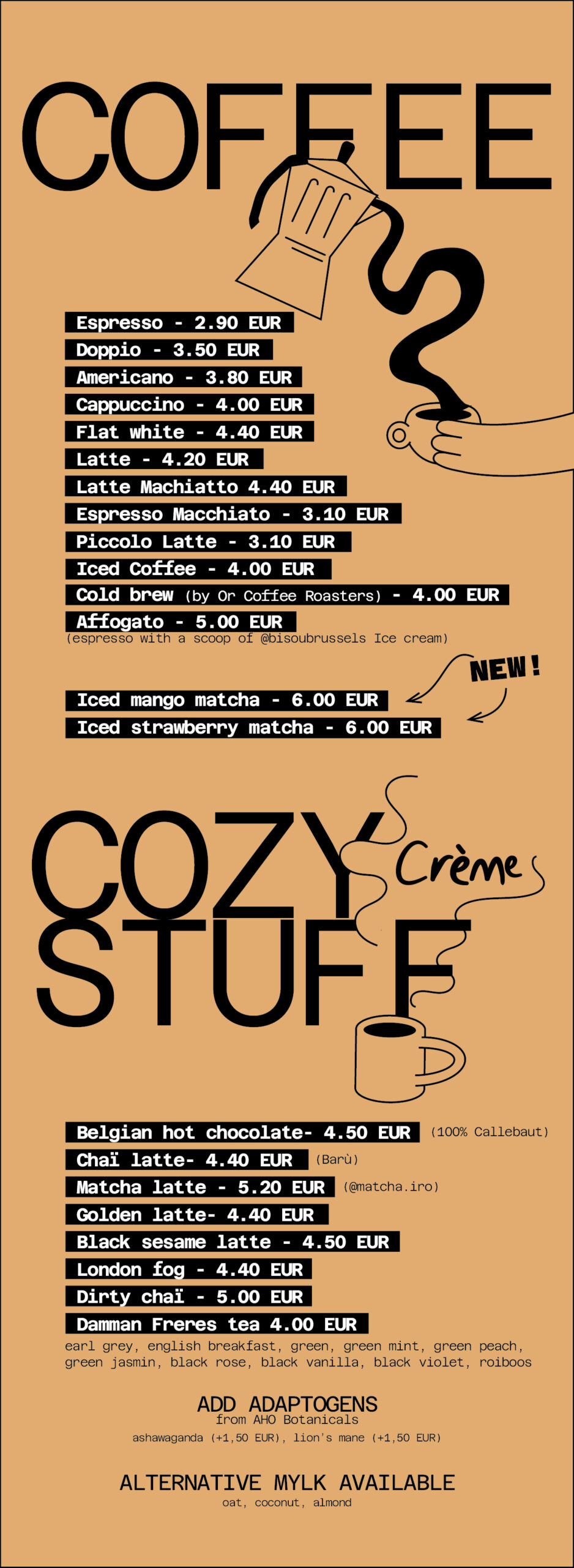 creme brussels brunch dealer coffee speciality