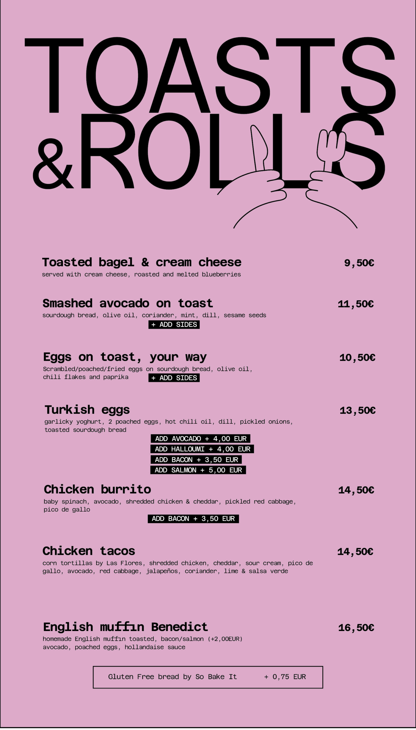 creme brussels all day eatery and coffee. best brunch dealer speciality coffee toast and rolls